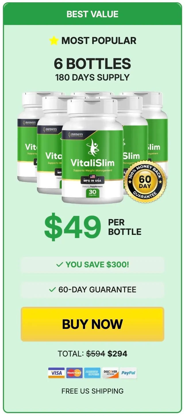 VitaliSlim 6 bottle pack
